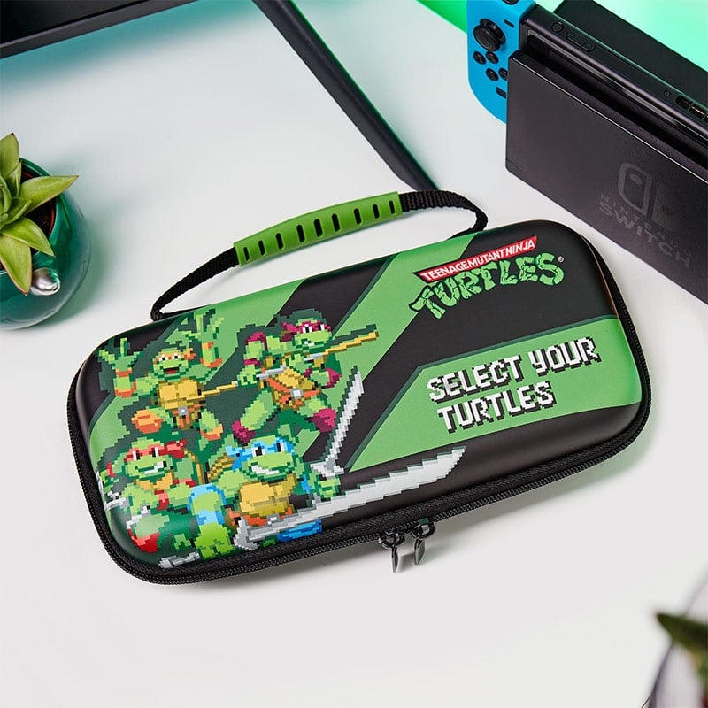 Nickelodeon - Housse de transport Teenage Mutant Ninja Turtles : Shredder's Revenge pour Nintendo Switch - flash vidéo