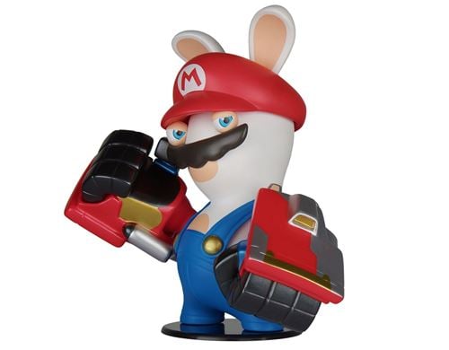 Mario + The Lapins Crétins Sparks of Hope - Figurine Lapin Mario 10cm - flash vidéo