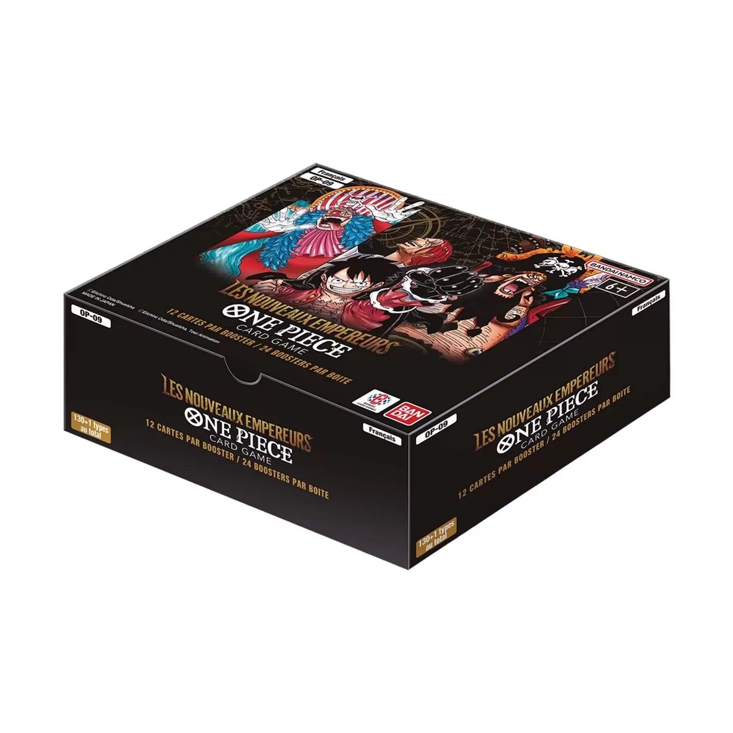 One Piece Card Game - Display de Pack de Booster OP-09 Les Nouveaux Empereurs (Display x24) - flash vidéo