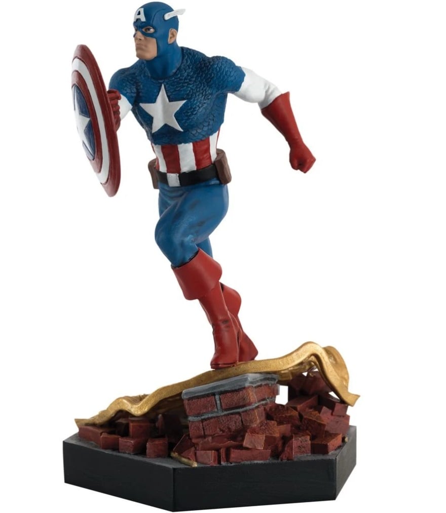 Marvel 1:18 Dynamics Figure - Captain America 13 cm - flash vidéo
