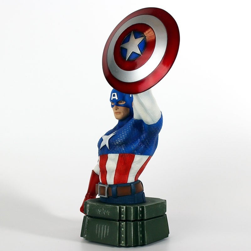 Marvel - Buste de Captain América Avengers 26cm - flash vidéo