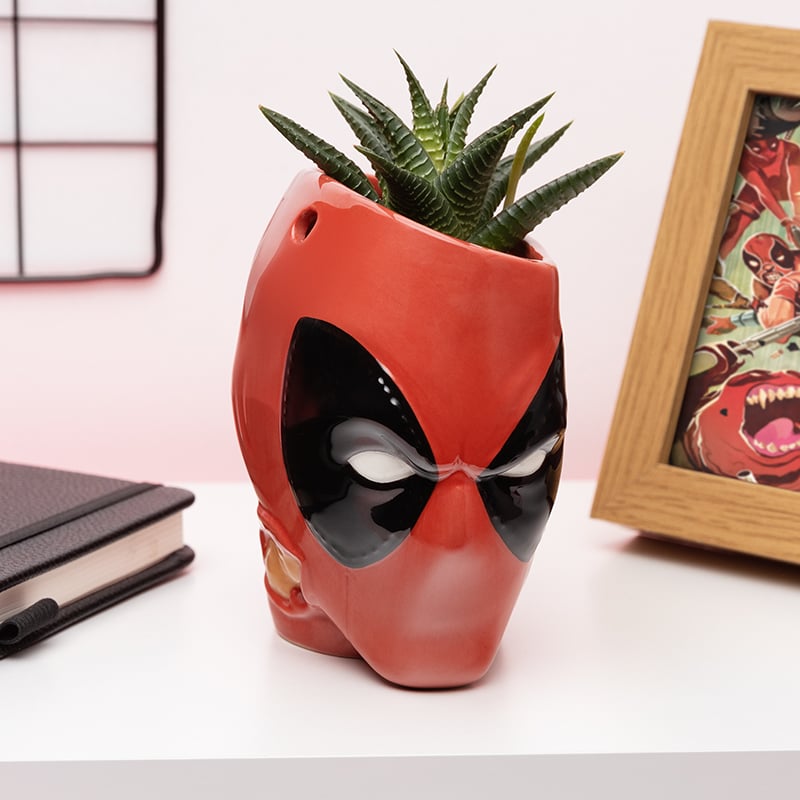 Marvel - Pot à Crayons et Plantes Deadpool - flash vidéo