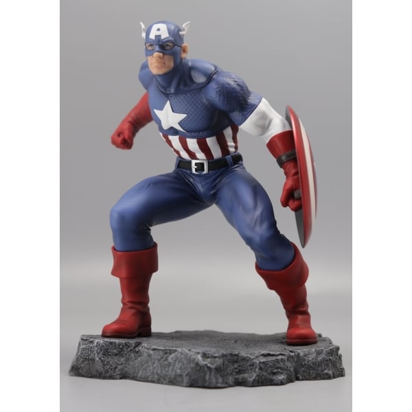 Marvel - Statue de Captain America Civil War 20cm - flash vidéo
