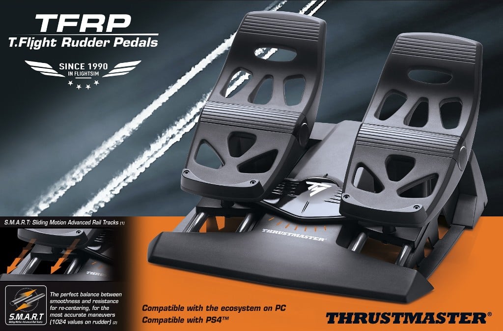 Thrustmaster TFRP T.Flight Rudder Pedals - flash vidéo