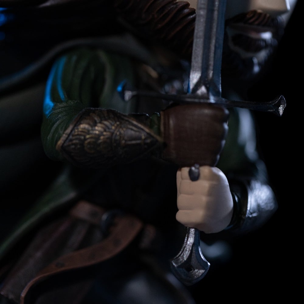 Iron Studios - MiniCo - Le Seigneur des anneaux - Aragorn Statue 17cm - flash vidéo