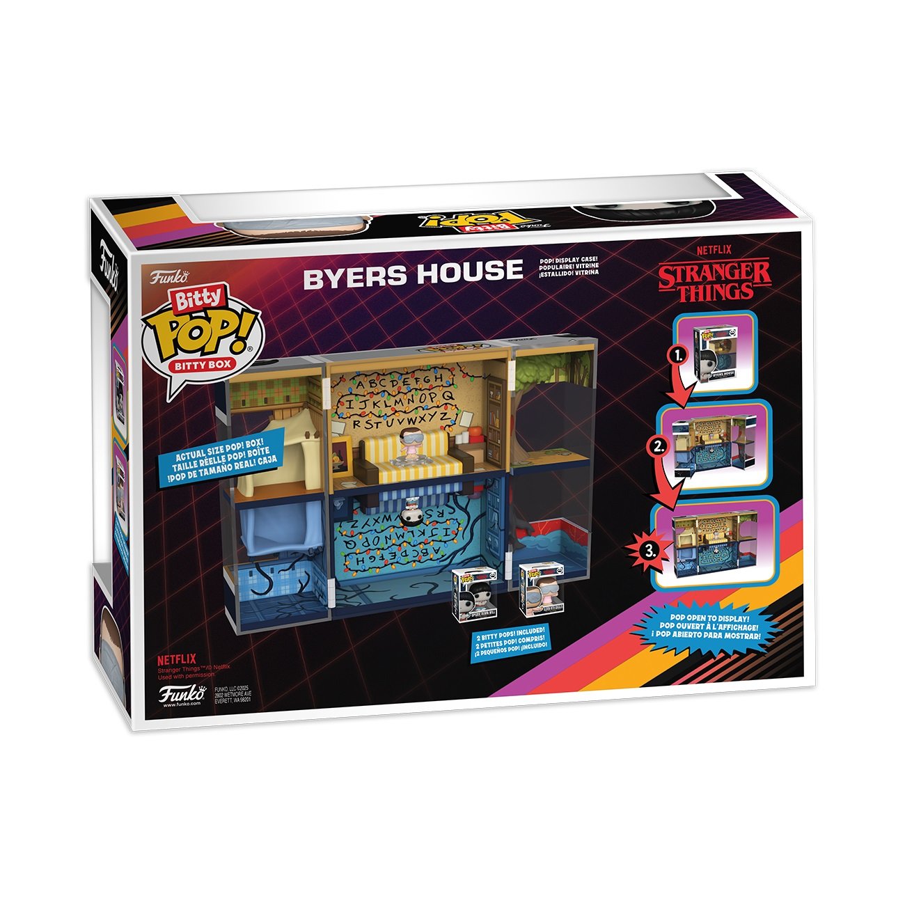 Funko Bitty Pop! Boxes: Stranger Things - Byers House - flash vidéo