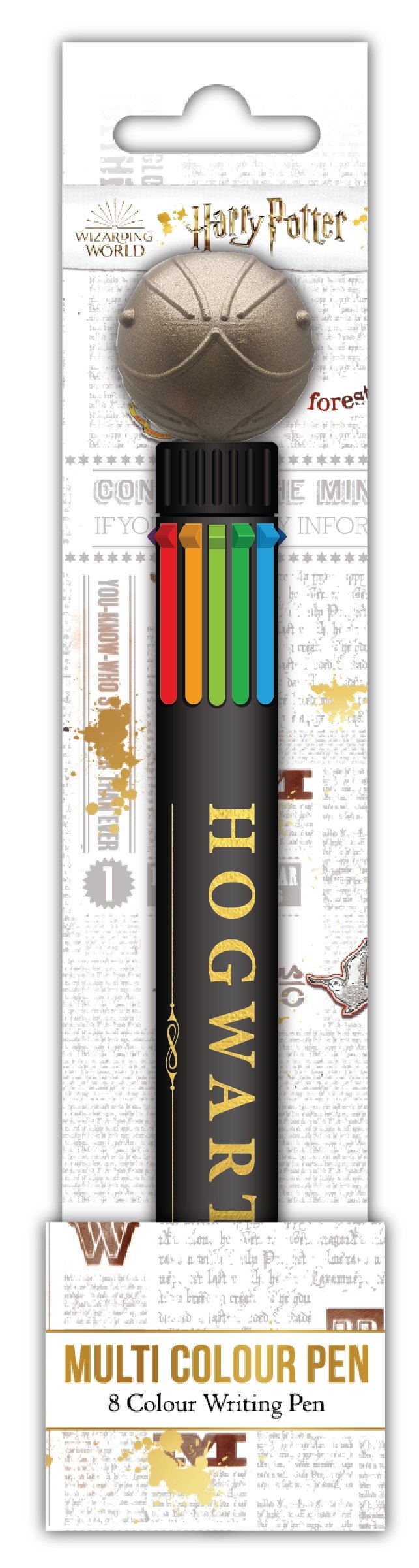 Harry Potter - Stylo-bille multicolore Vif d'or - flash vidéo