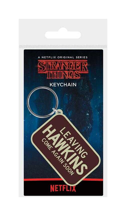 Stranger Things - Leaving Hawkins Rubber Keychain - flash vidéo