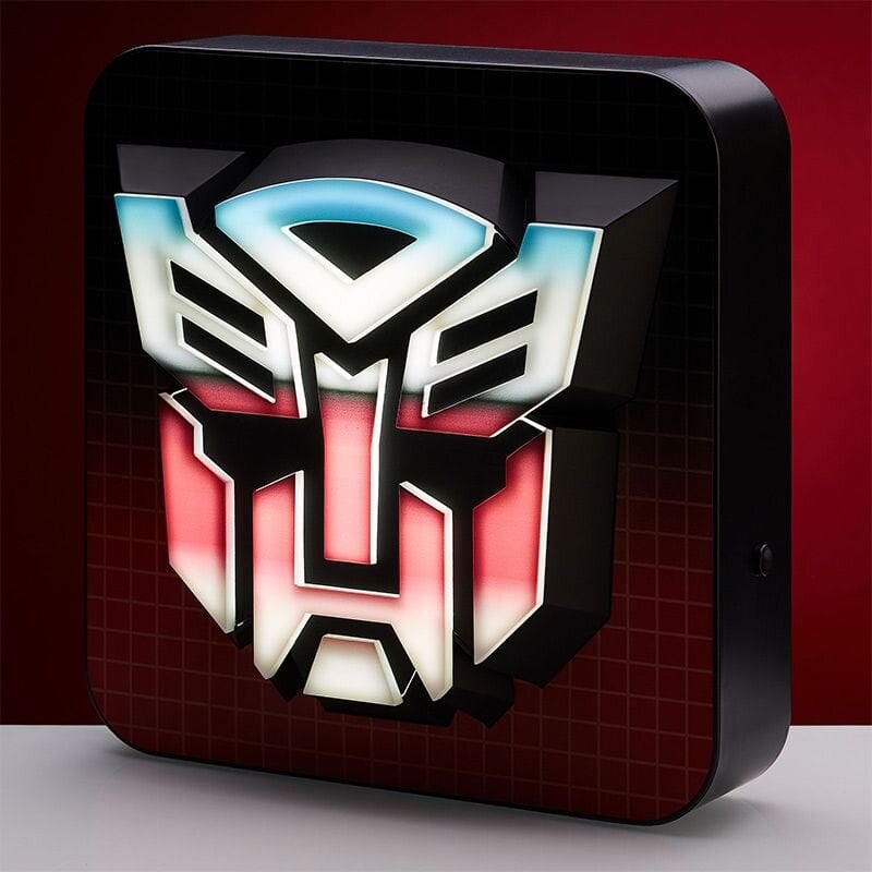 Transformers - Lampe de bureau / Applique murale 3D Autobots Logo - flash vidéo