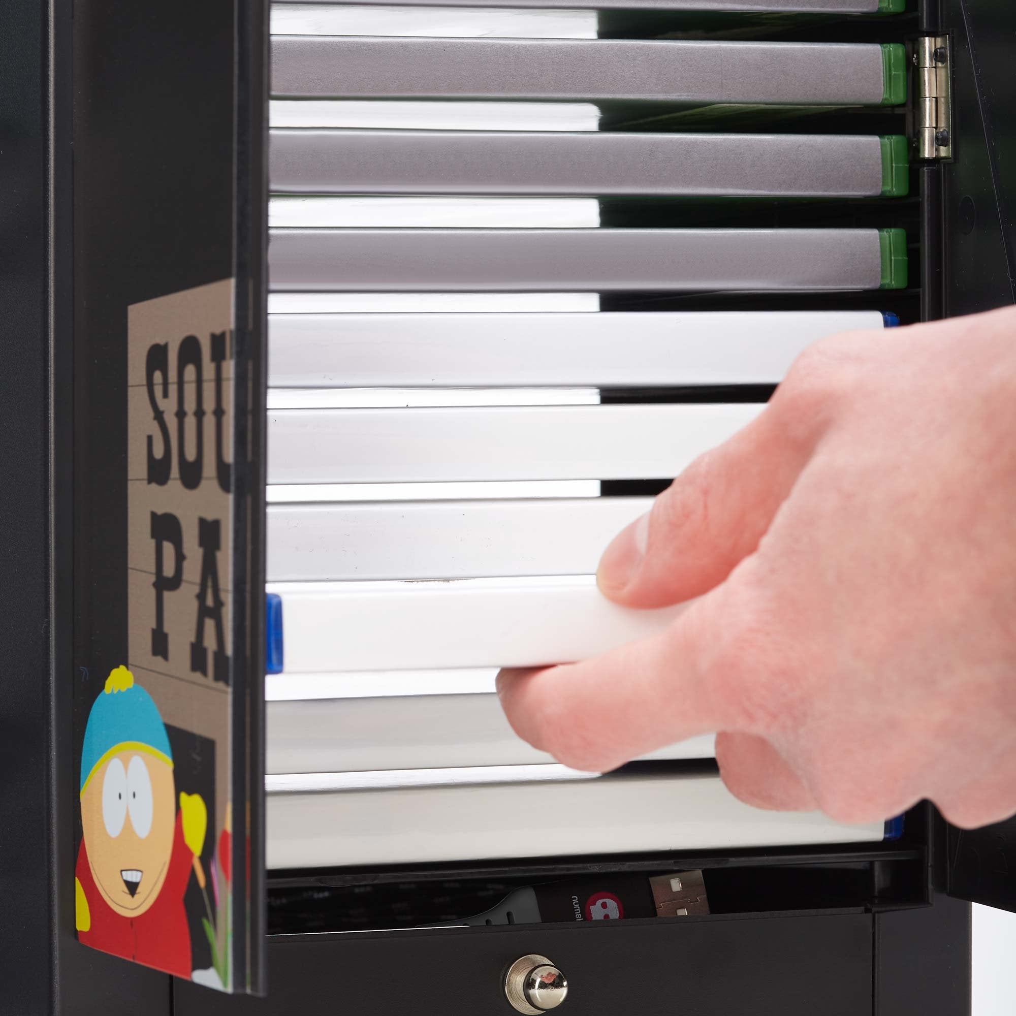 Numskull - Meuble de rangement inspiré de South Park pour gamer - flash vidéo