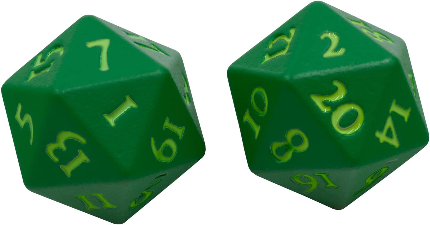 Ultra Pro - Vivid Heavy Metal D20 : Vert - flash vidéo