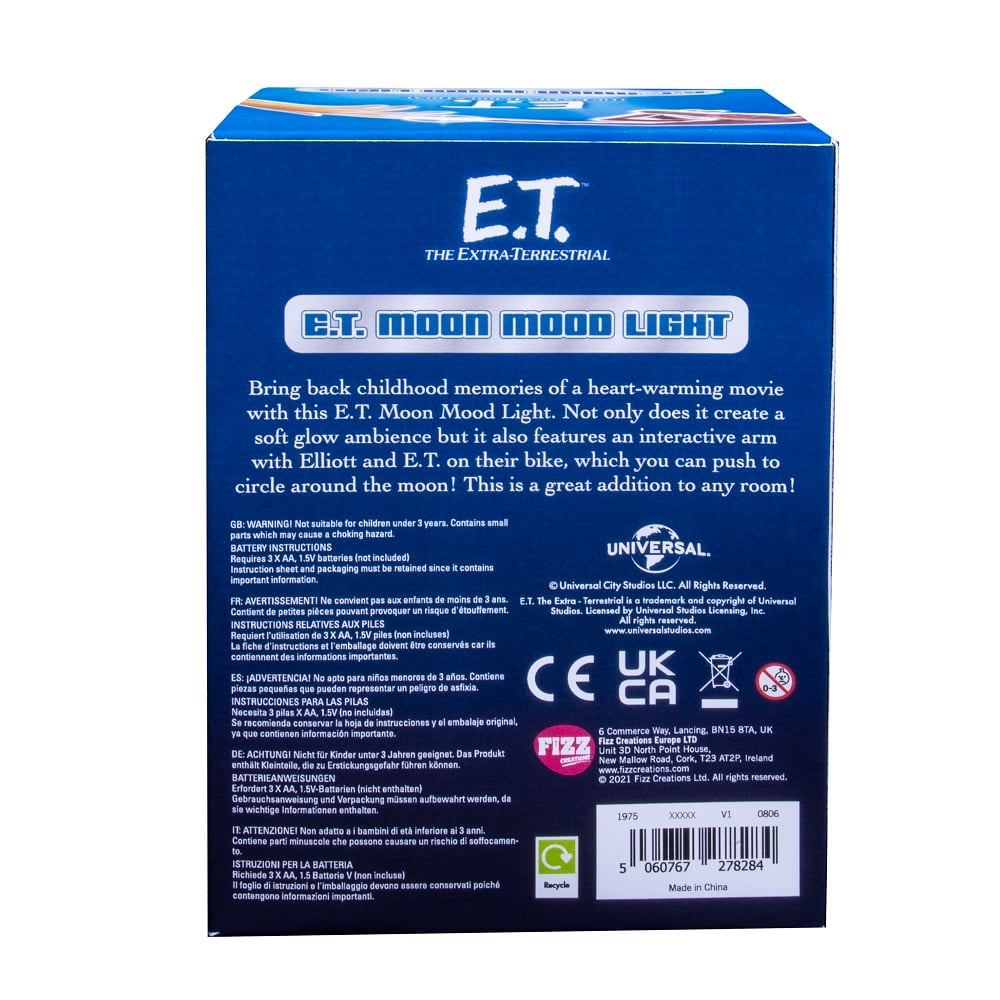 E.T., l'extra-terrestre - Lampe d'ambiance E.T. - flash vidéo