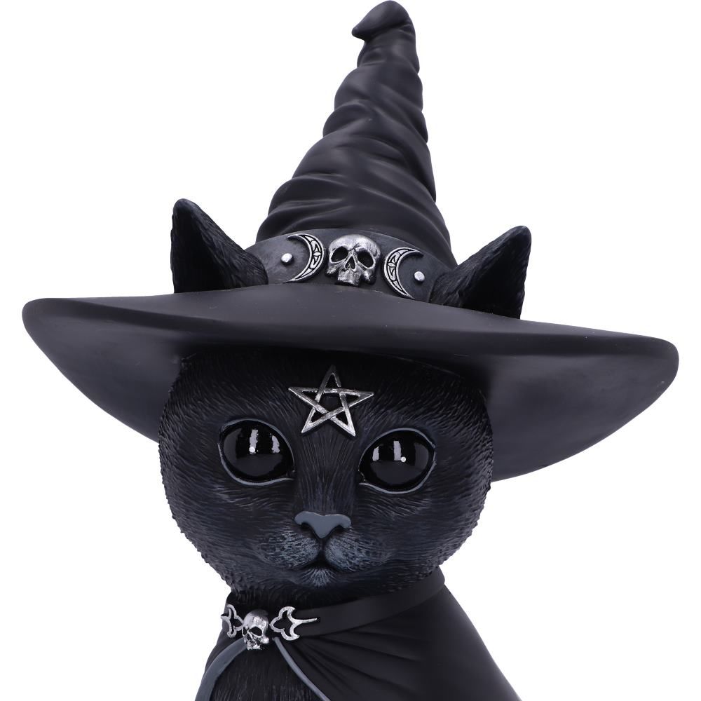 Figurine Chat Sorcier Purrah 30cm - flash vidéo