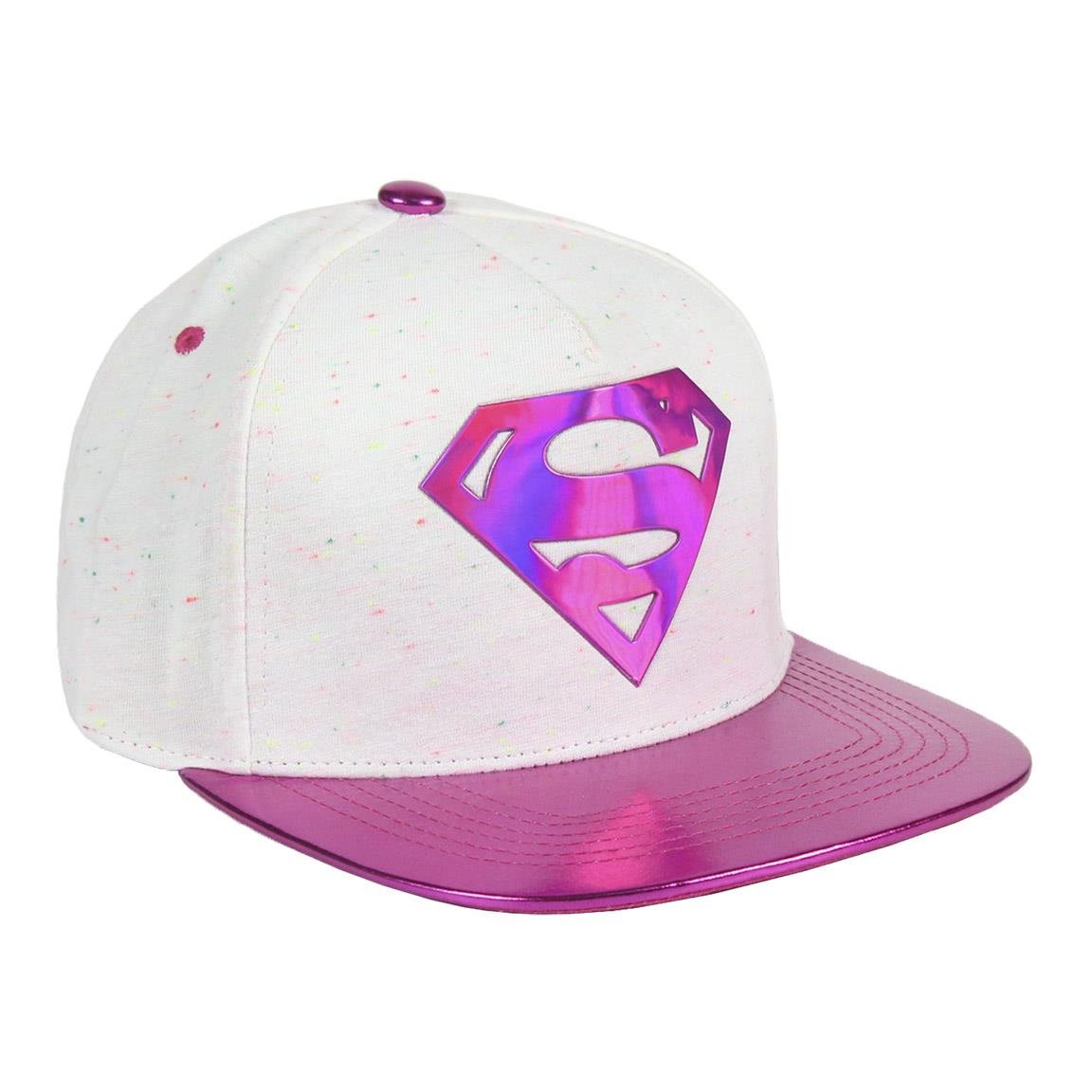 DC Comics - Iridescent Pink Superman Logo Snapback Cap - flash vidéo