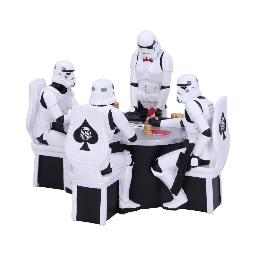 Star Wars - Diorama Stormtrooper "Poker Face" 18.3cm - flash vidéo