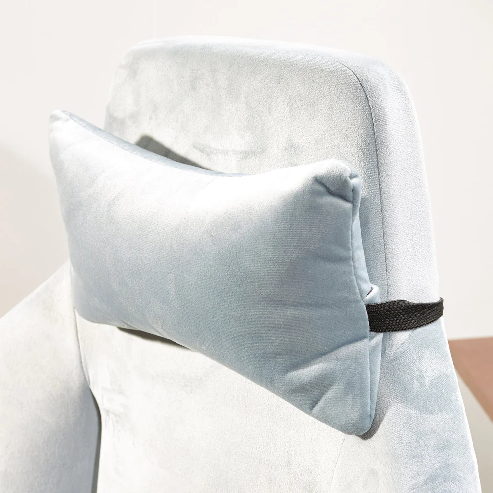 X Rocker - Chaise de bureau en tissu Messina Gris Argenté - flash vidéo