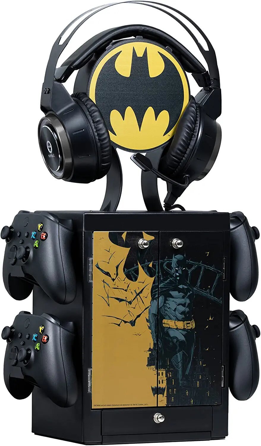 DC Comics - Meuble de rangement officiel Batman pour gamer - flash vidéo