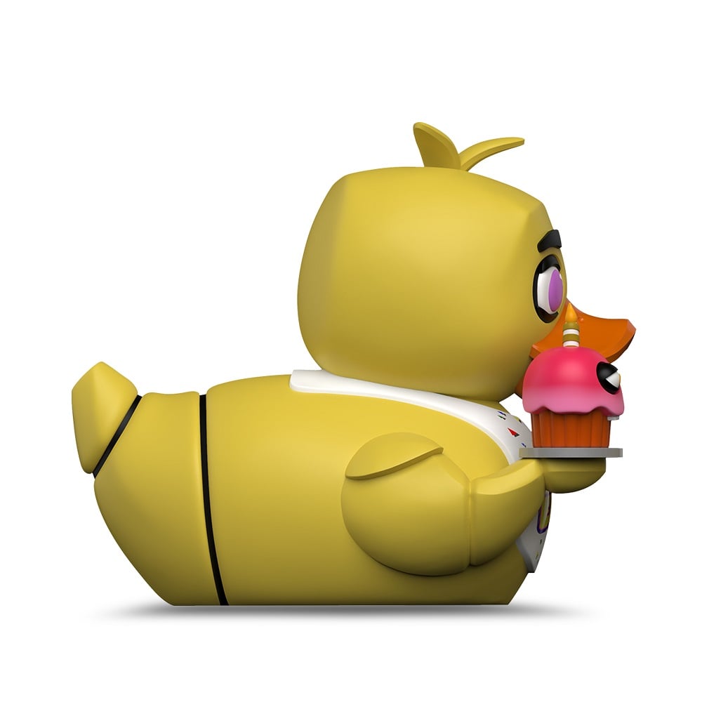 Numskull - TUBBZ Canard de bain - Five Nights at Freddy's - Chica (Première Édition) - 9cm - flash vidéo