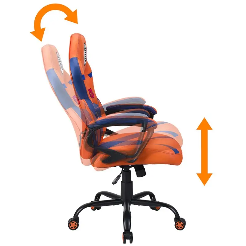 Subsonic - Dragon Ball Z - Chaise Gaming Junior Orange et Bleu - flash vidéo