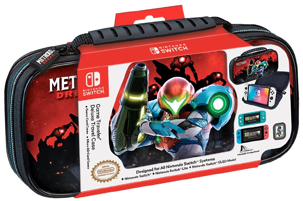 Nacon Game Traveller Deluxe Travel Case Metroid Dread pour Nintendo Switch, Switch lite et Switch OLED - flash vidéo