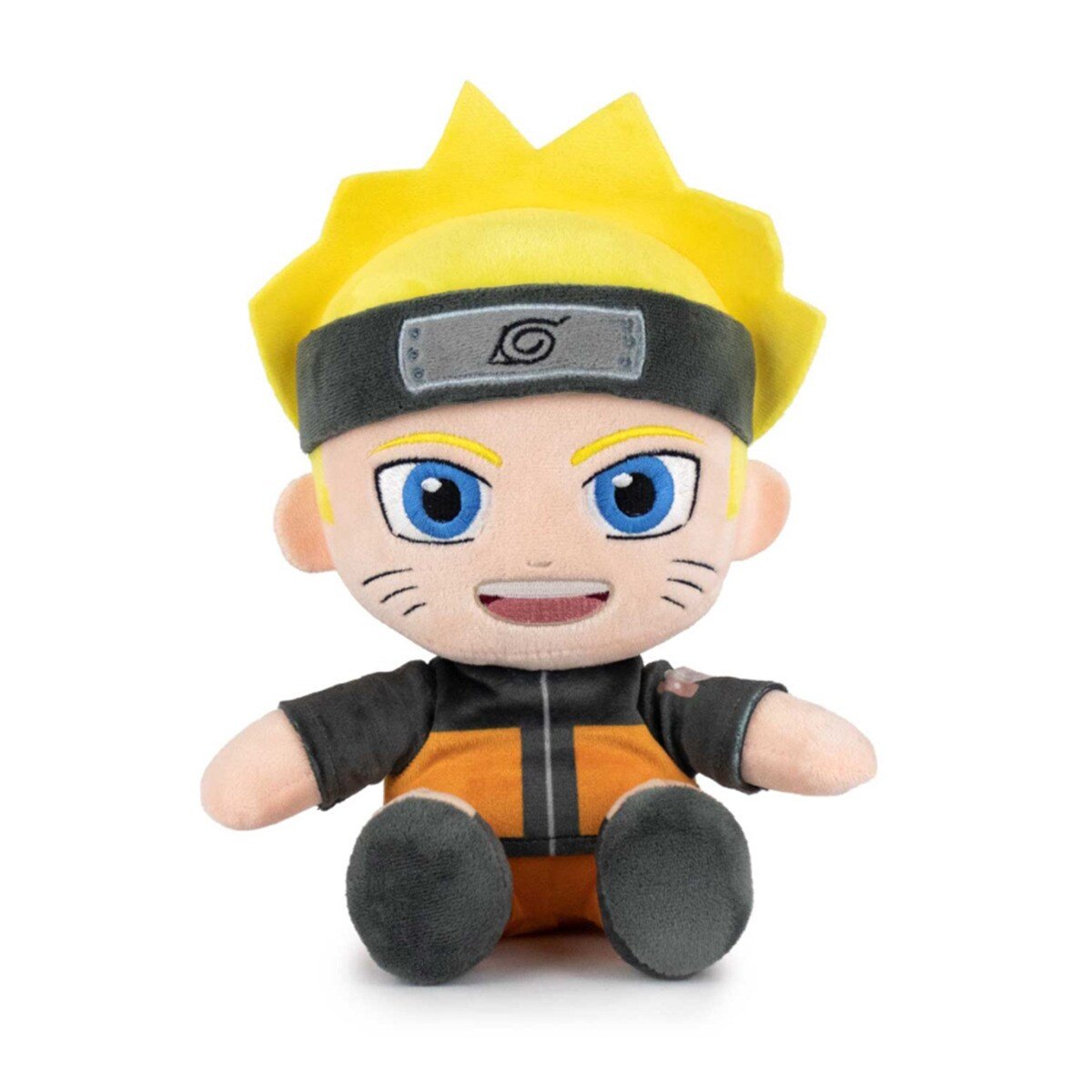 Naruto Shippuden - Naruto Uzumaki Impulsion Assis - Peluche 29cm - flash vidéo
