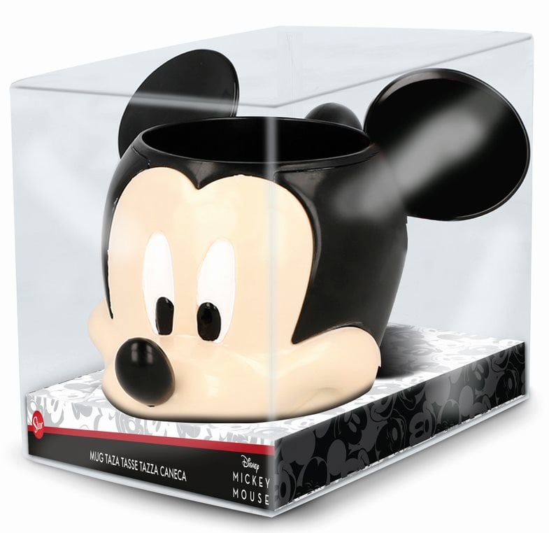 Stor Young Adult - Disney - Mug 3D en Dolomite en Boîte Cadeau - Tête de Mickey Mouse - 355 ML - flash vidéo