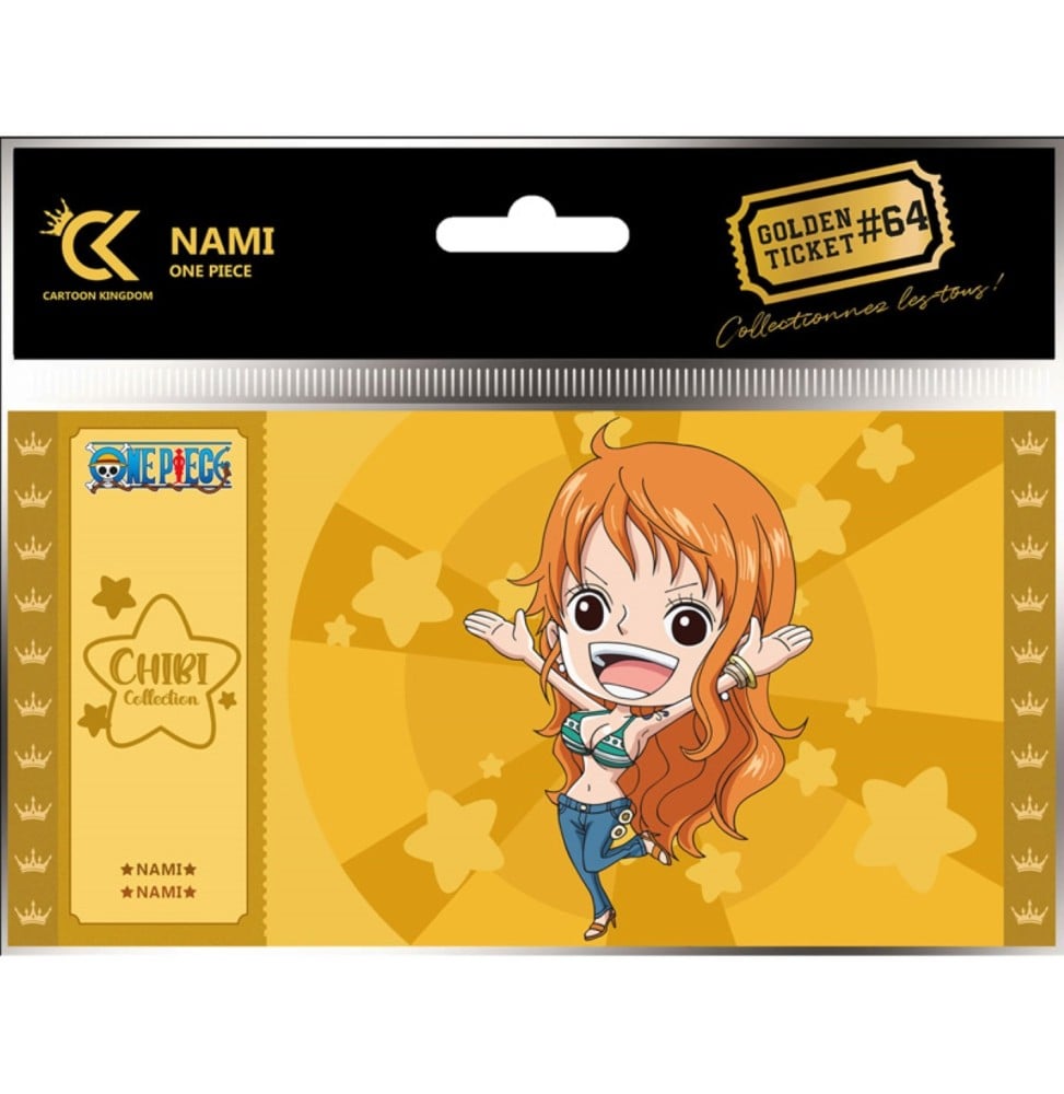 Cartoon Kingdom - One Piece - Chibi Nami Golden Ticket #64 - flash vidéo