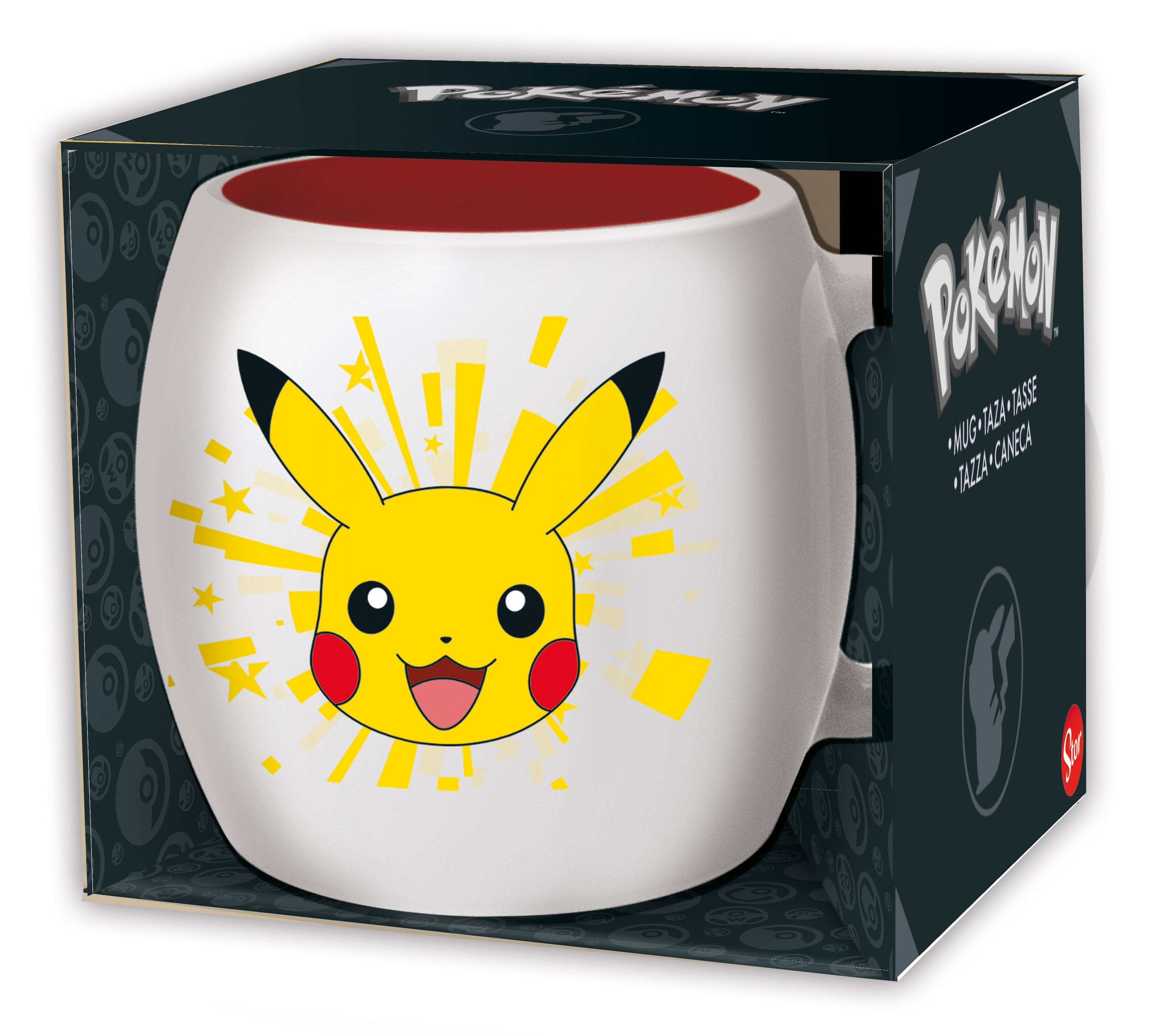 Pokémon - Tasse globe en céramique Pikachu - 380ml - flash vidéo