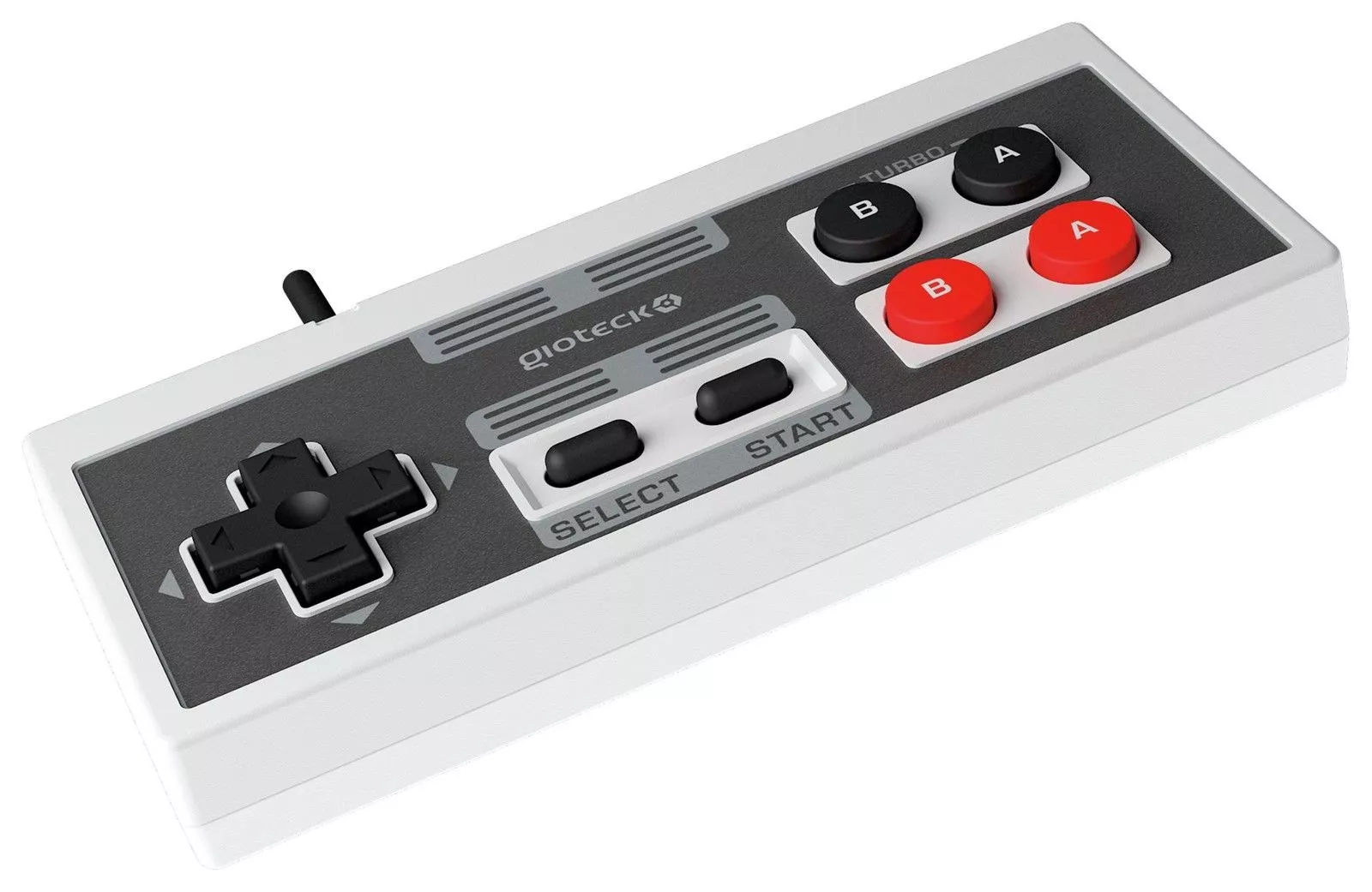 Gioteck - Manette turbo filaire pour Nintendo Classic Mini - flash vidéo