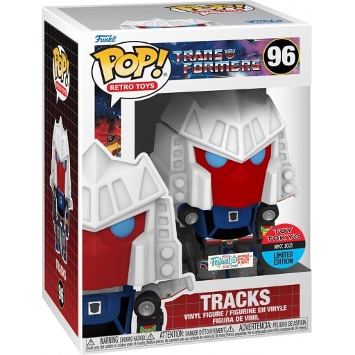 Funko Pop! Retro Toys: Transformers - Tracks (Convention Special Edition) - flash vidéo