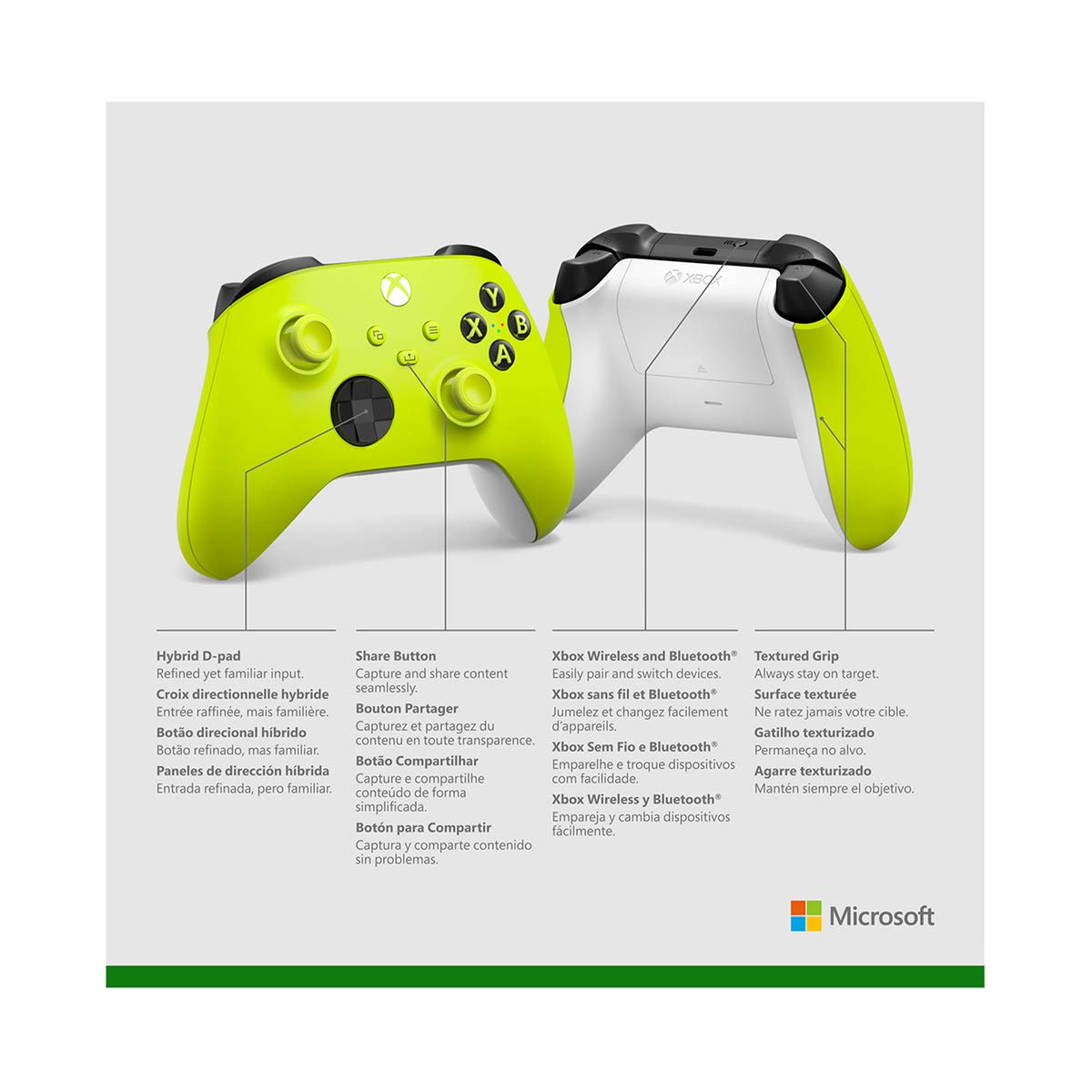 Manette sans fil Xbox Electric Volt pour Xbox Series X|S, Xbox One, Windows 10 et Mobile - flash vidéo