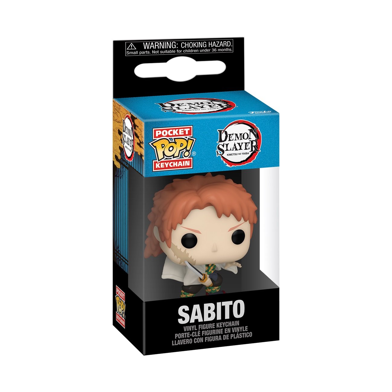 Funko Pocket Pop! Keychain: Demon Slayer - Sabito (No Mask) - flash vidéo