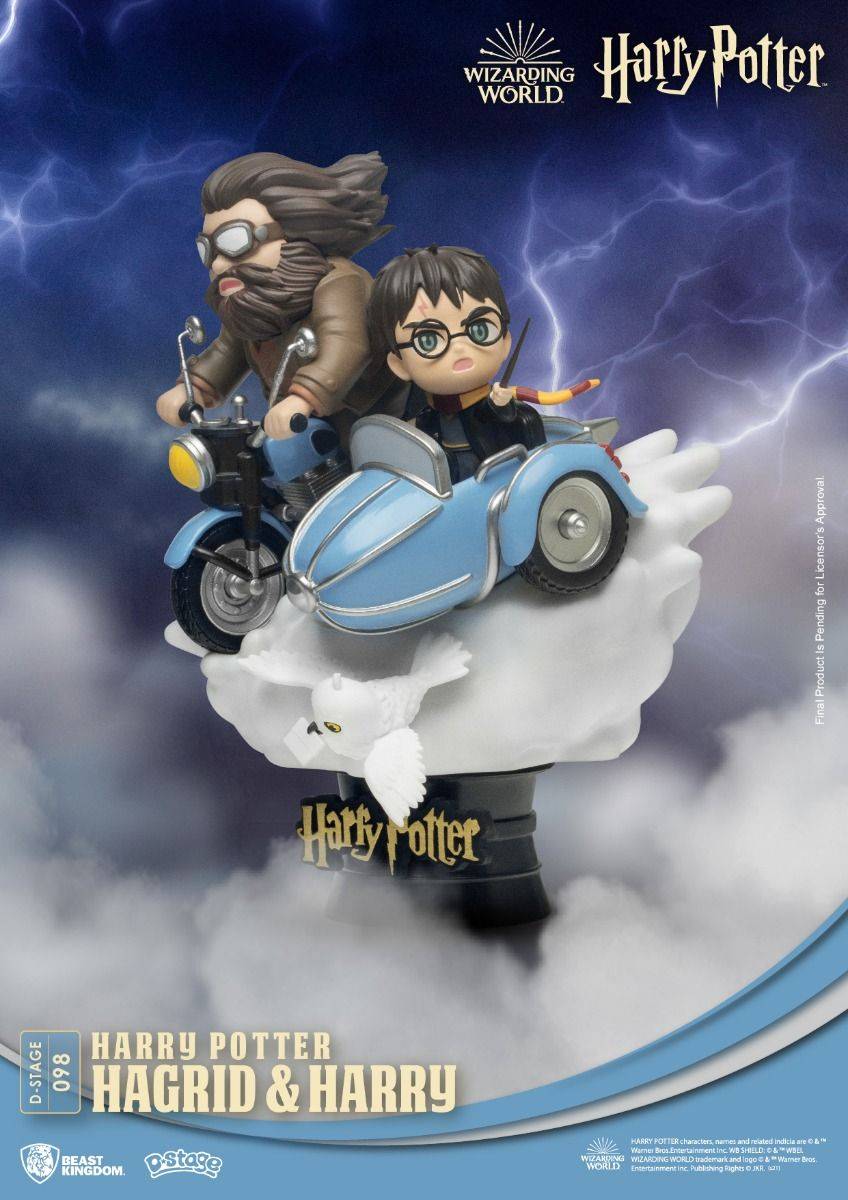 Warner Bros - Diorama-098 - Harry Potter - Hagrid et Harry - flash vidéo
