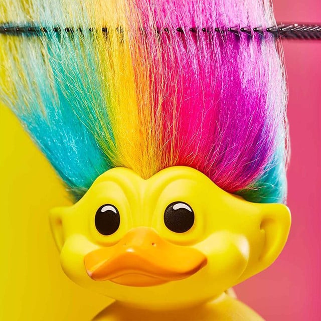 TUBBZ Canard de bain - Trolls - Troll Arc-en-ciel - flash vidéo
