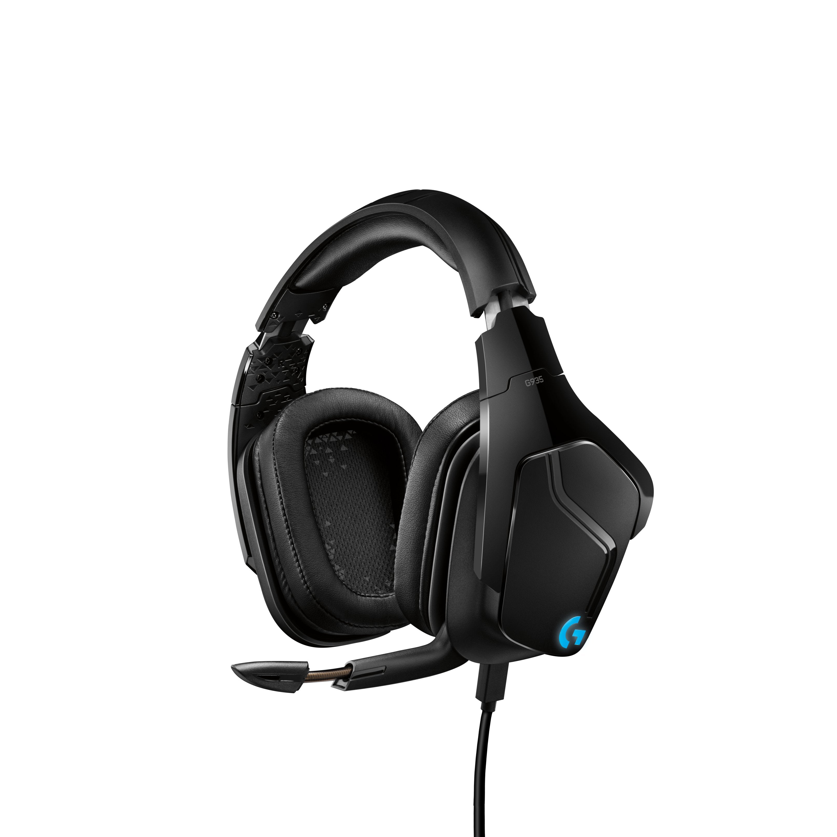 Logitech Casque de jeu sans fil Lightsync 7.1 Surround G935 pour PC, PS4, Xbox One et Switch - flash vidéo