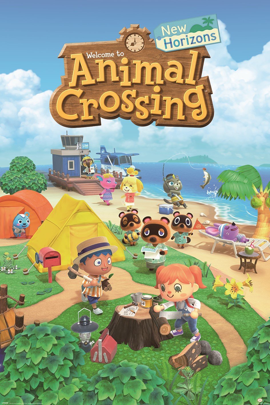 Animal Crossing - Maxi Poster New Horizons - flash vidéo