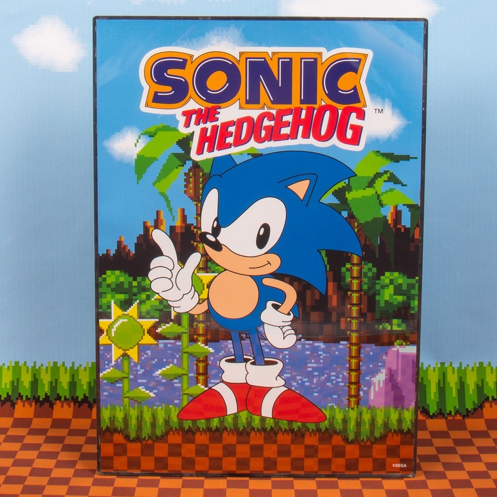 Sonic the Hedgehog - Affiche lumineuse - flash vidéo