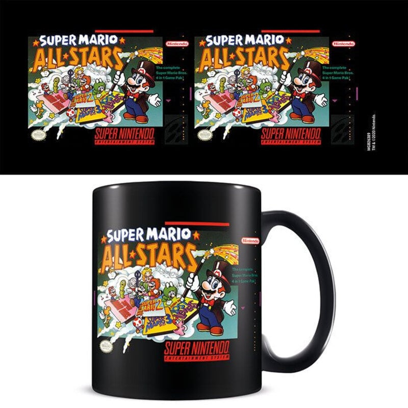 Super Mario - Mug Cartouche de Super Mario All-Stars - flash vidéo
