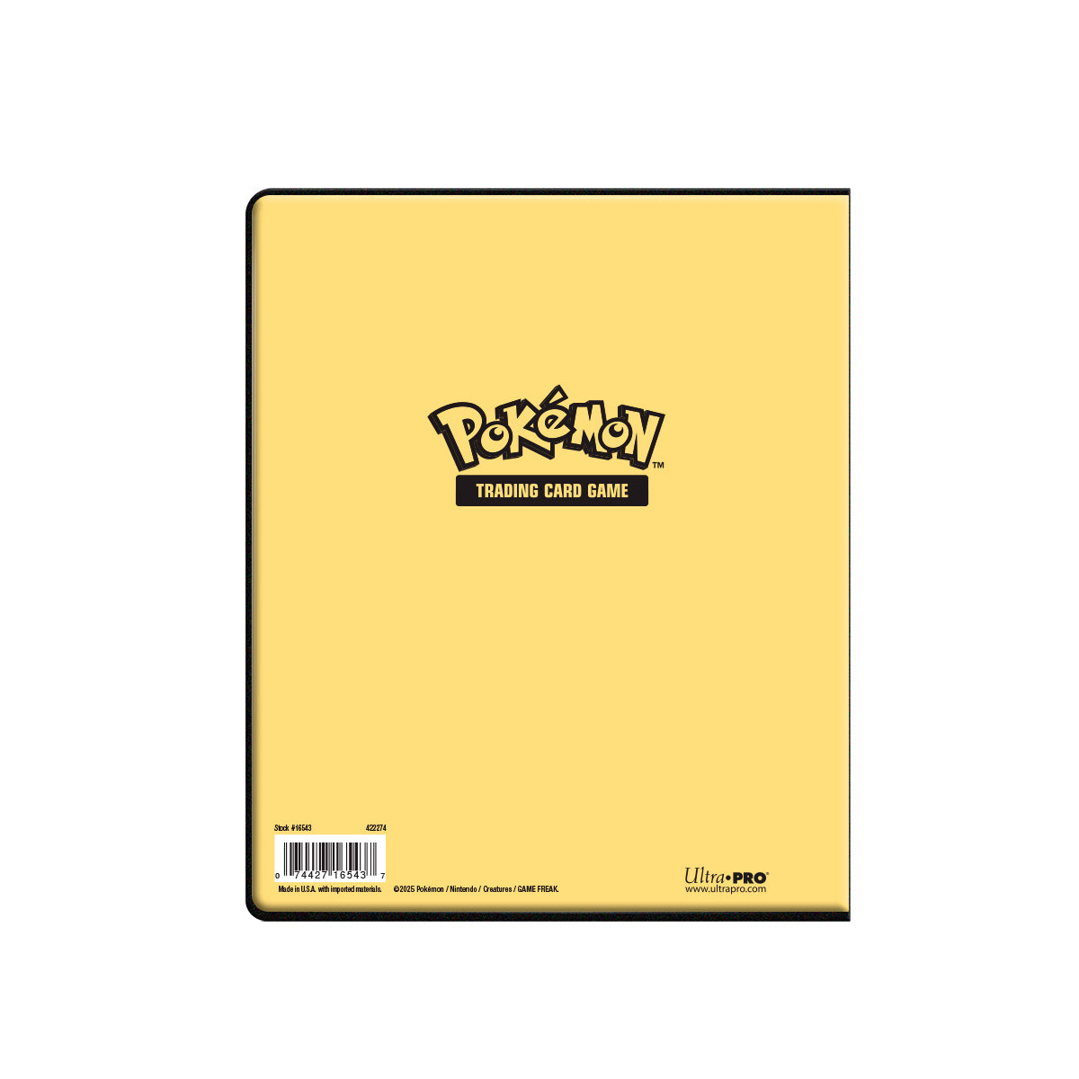 Ultra Pro - Pokémon JCC - Portfolio à 4 pochettes Pikachu - flash vidéo