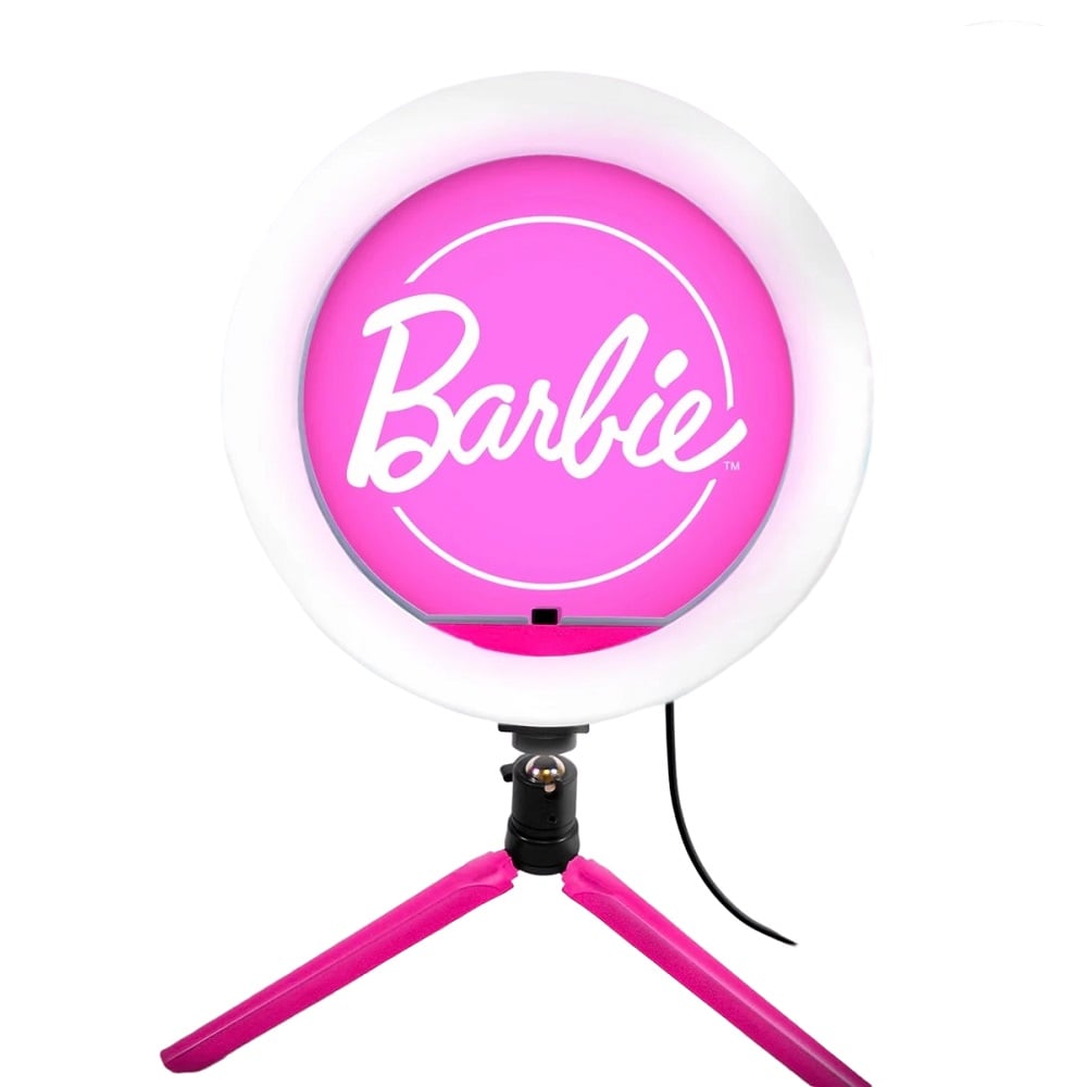 Barbie - Lampe de streaming avec support pour téléphone - flash vidéo