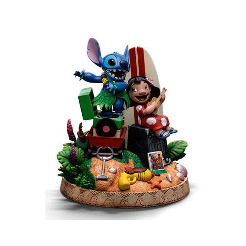 Iron Studios - Deluxe Art Scale 1/10 - Disney Classics - Lilo et Stitch Statue 20cm - flash vidéo