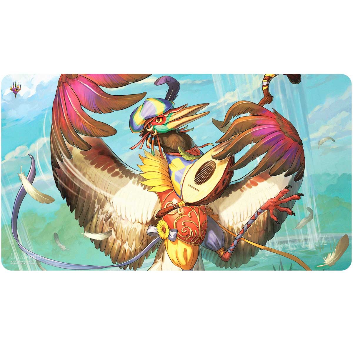 Ultra Pro - Magic: The Gathering - Bloomburrow - Tapis de jeu Zinnia, la voix de la vallée (60 x 34 cm) - flash vidéo