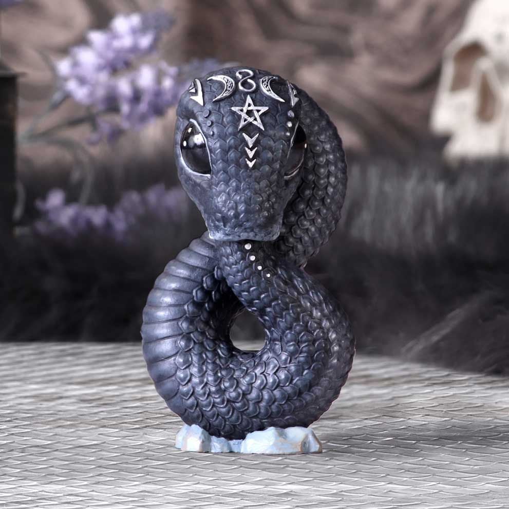 Serpent Occulte Ouroboros Figurine 9.6cm - flash vidéo