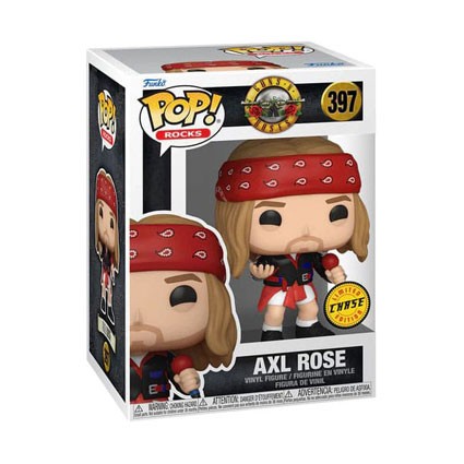 Funko Pop! Rocks: Guns N' Roses - Axel Rose (with Red Bandana) (Chance of Special Chase Edition) - flash vidéo