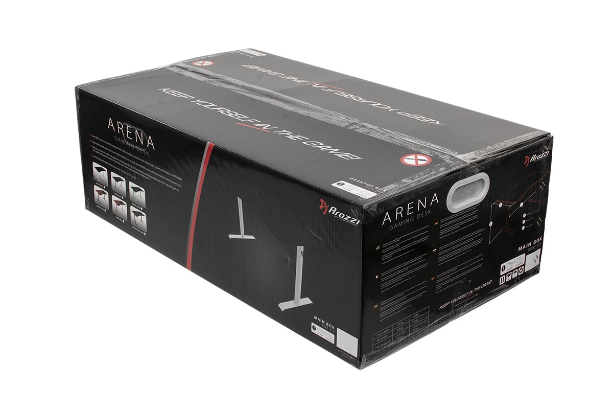 Arozzi Arena - Bureau Gaming - Noir Pur - flash vidéo