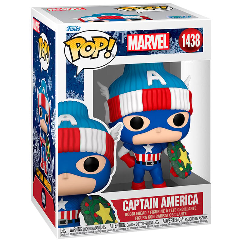 Funko Pop! Marvel: Holiday - Captain America - flash vidéo