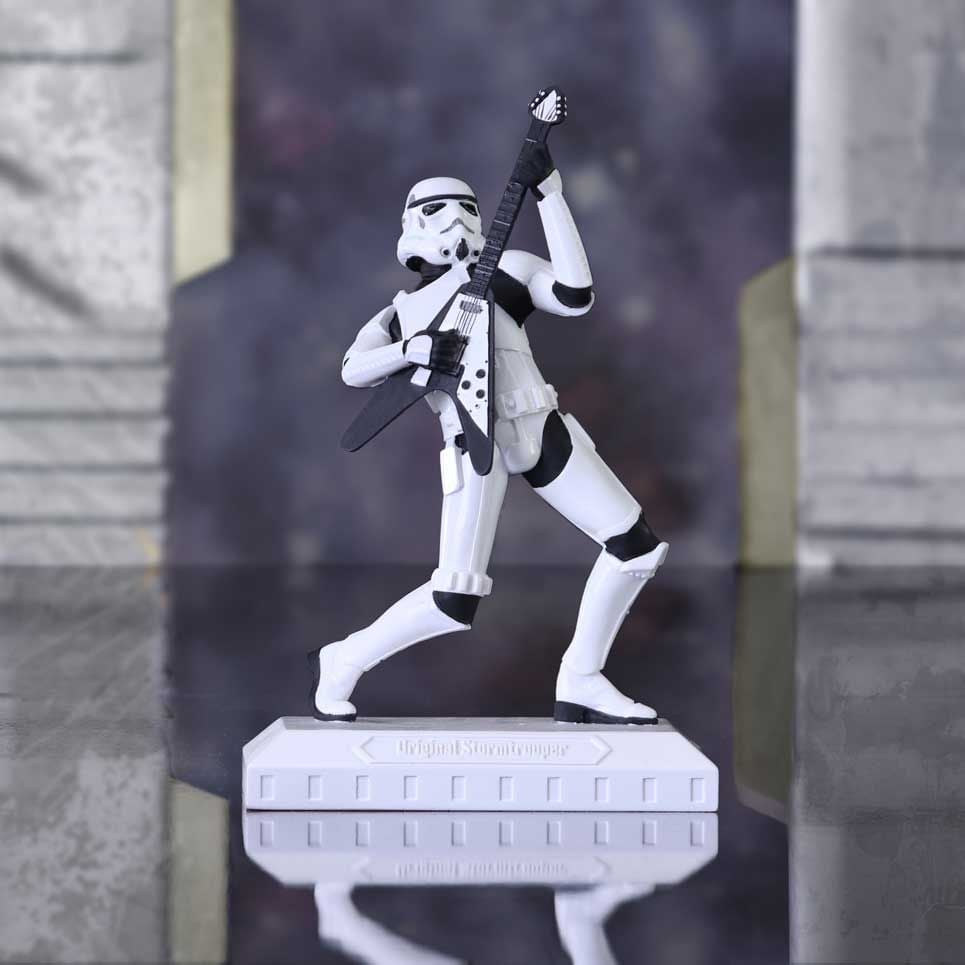 Star Wars - Stormtrooper "Rock On" Figurine 18cm - flash vidéo