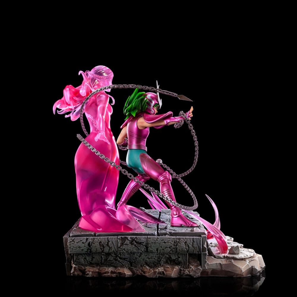 Iron Studios - Deluxe Art Scale 1/10 - Saint Seiya - Andromeda Shun Statue 23cm - flash vidéo