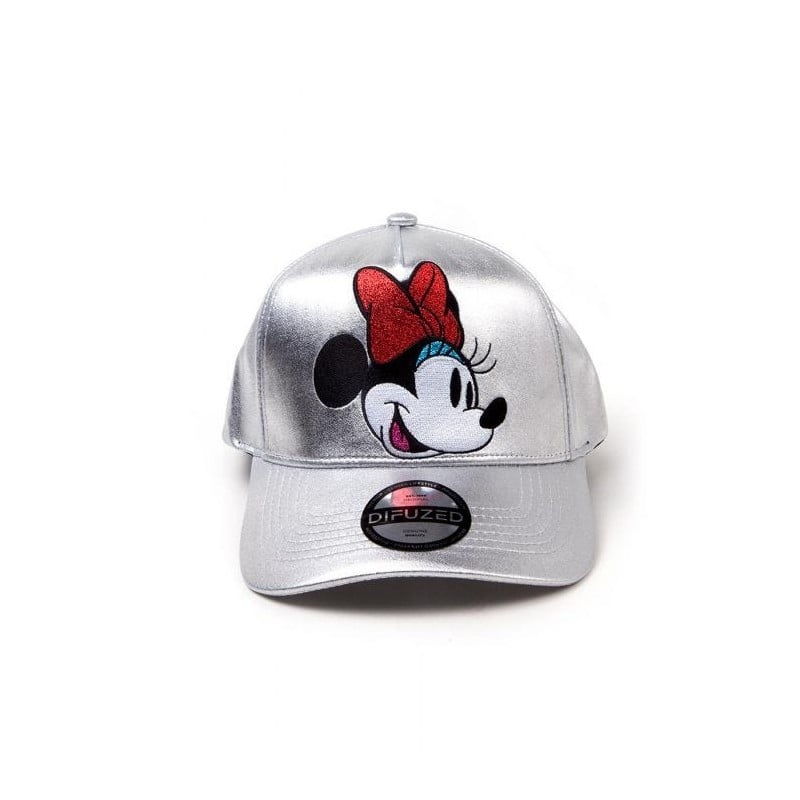 Disney - Minnie Mouse Silver Curved Bill Cap - flash vidéo