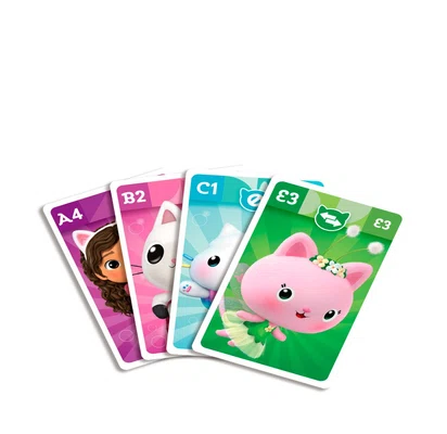 Shuffle - Jeu de familles 4 en 1 Gabby et la Maison magique - flash vidéo